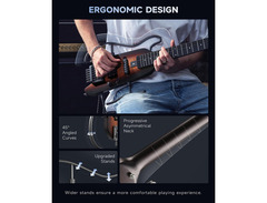 Donner HUSH-X Electric Travel Guitar image 4