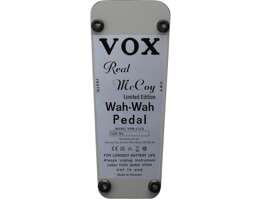 Vox The Real McCoy VRM-1 Limited-edition Wah Pedal - What To Know