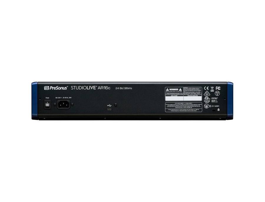 PreSonus StudioLive AR16c Mixer and Audio Interface with Effects