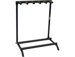 Proline Stands Proline PLMS5 5-Guitar Folding Stand Black image 2