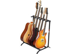 Proline Stands Proline PLMS5 5-Guitar Folding Stand Black image 3