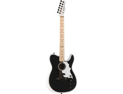 Fender Limited-edition Jack White Triplesonic Acoustasonic Telecaster - Blacktop Arctic White image 4
