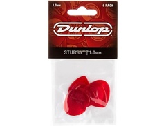 Dunlop Stubby 1.0mm Red Guitar Picks image 4