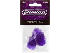 Dunlop Stubby 2.0mm Light Purple Guitar Picks image 4