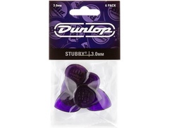 Dunlop Stubby 3.0mm Dark Purple Guitar Picks image 4