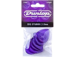 Dunlop Big Stubby 2.0mm Light Purple Guitar Picks image 4