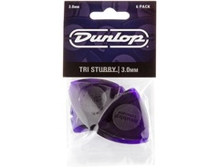 Dunlop Stubby Triangle 3.0mm Dark Purple Guitar Picks image 4