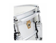 Ludwig Chrome-over-brass Snare Drum - 6.5 inch x 14 inch, Polished Chrome with Chrome Hardware image 4