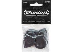 Dunlop Nylon Big Stubby 3.0mm Dark Grey Guitar Picks image 4