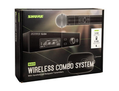 Shure SLXD124/85M Wireless Handheld and Lavalier Microphone Combo System - J52 Band image 2