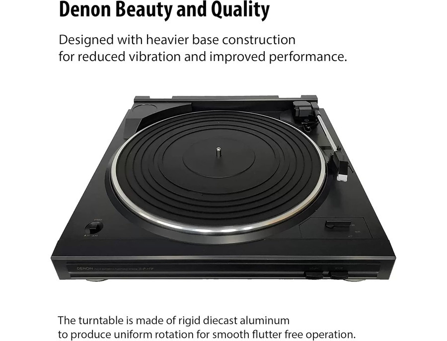 Denon DP-29F Belt-drive Analog Turntable - What To Know & Where To Buy ...