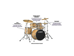 Yamaha RDP0F5 Rydeen 5-piece Shell Pack image 2