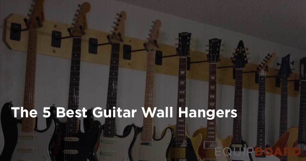 Injoyo 8Pcs Black Long Arm Guitar Wall Horizontal Hanger Electric Instrument Accs 