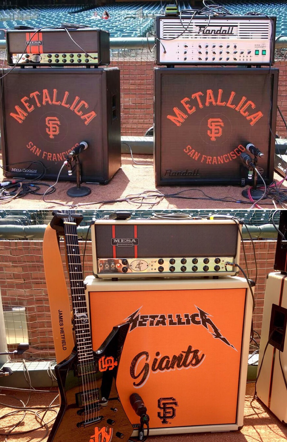 james hetfield equipboard