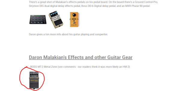 Boss MT-2 Zone ranked #8 in Distortion Effects Pedals | Equipboard