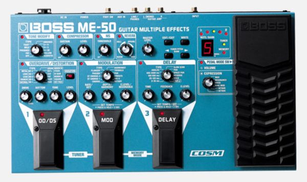 Boss ME-50B Bass Multiple Effects - ranked #118 in Bass Effects 