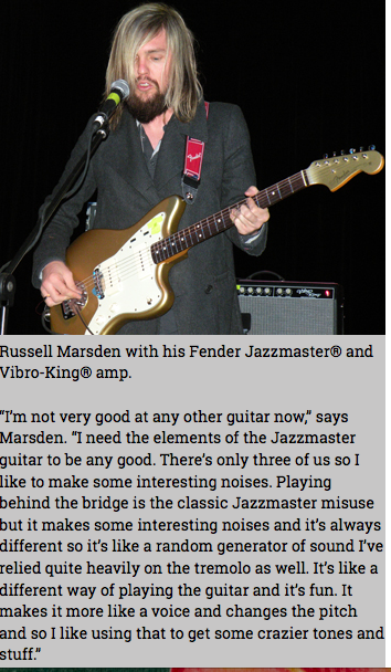 Russell Marsden, Band of Skulls Guitarist Gear | Equipboard