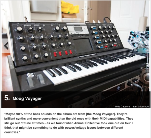 Moog Minimoog Voyager Electric Blue Edition - ranked #115 in 