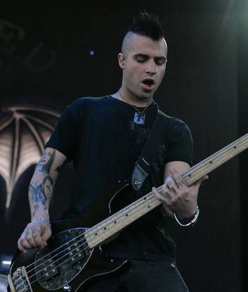 Johnny Christ's Ernie Ball Music Man Stingray 5 HH 5-String Bass ...