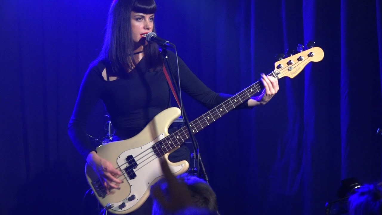 Zombierella playing Fender Precision Bass