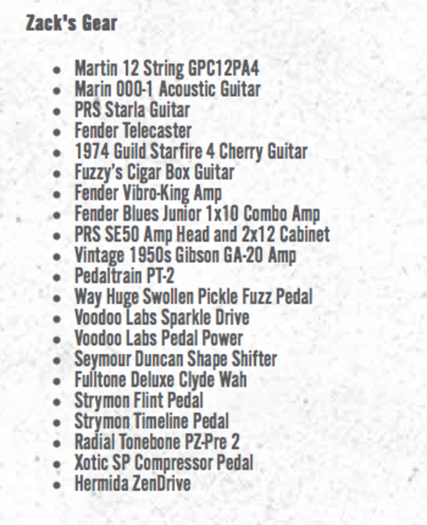 Zack Feinberg's' Martin Performing Artist GPC12PA4 12-String 2013 - 2018