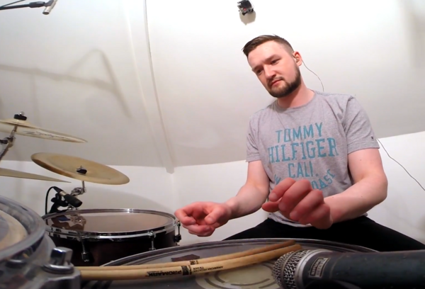 Colm Dowling's' Promark TX5AN 5A Hickory Nylon Tip Drumsticks