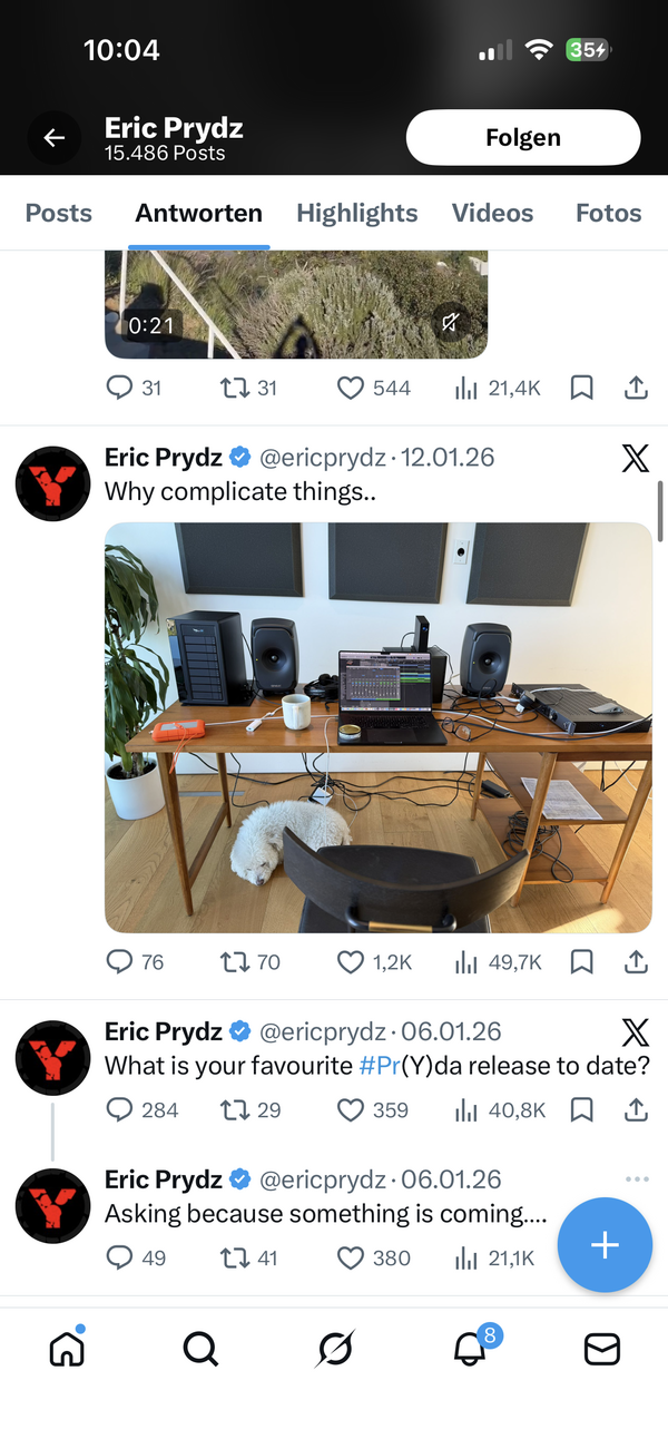 Eric Prydz's' Genelec 8331A