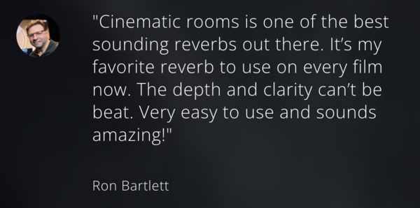 Ron Bartlett's' LiquidSonics Cinematic Rooms