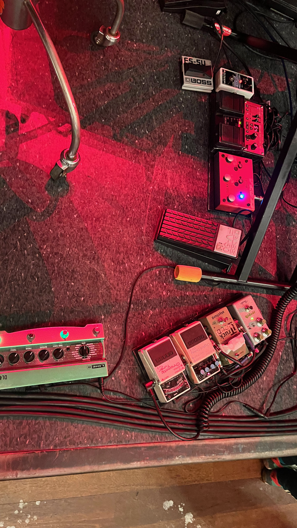 Christoph Hahn's' Fender Hammertone Reverb Pedal