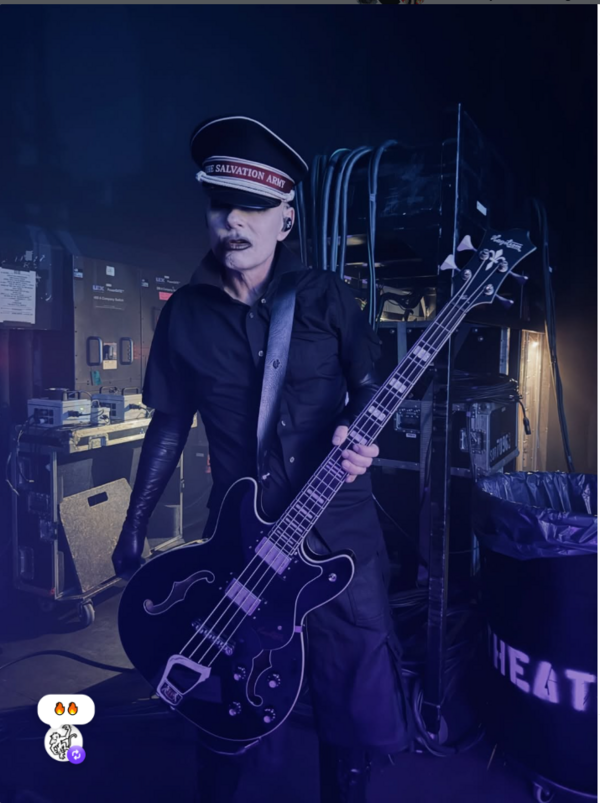 Tim Skold's' Red Monkey 2" Classic Guitar Strap