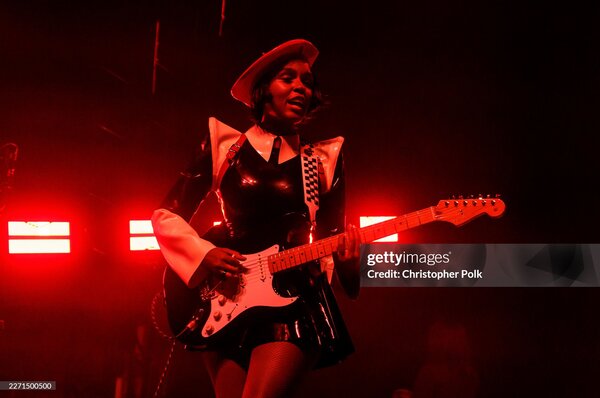 Janelle Monáe's' Red Monkey 2" Classic Guitar Strap