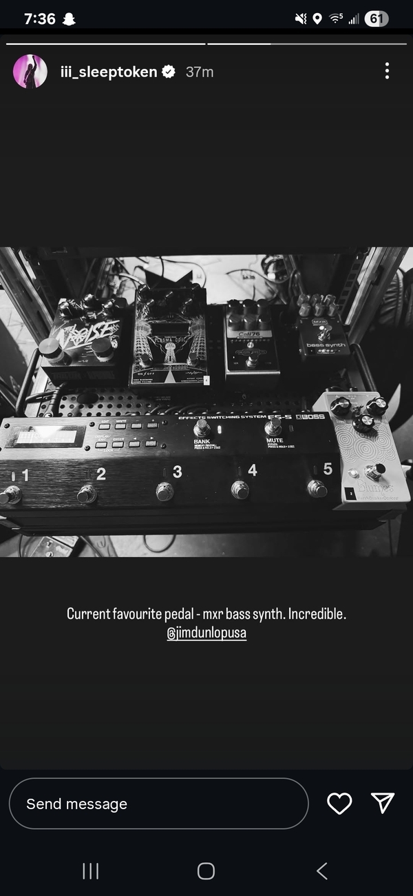 III's' Boss ES-5 Effects Switching System
