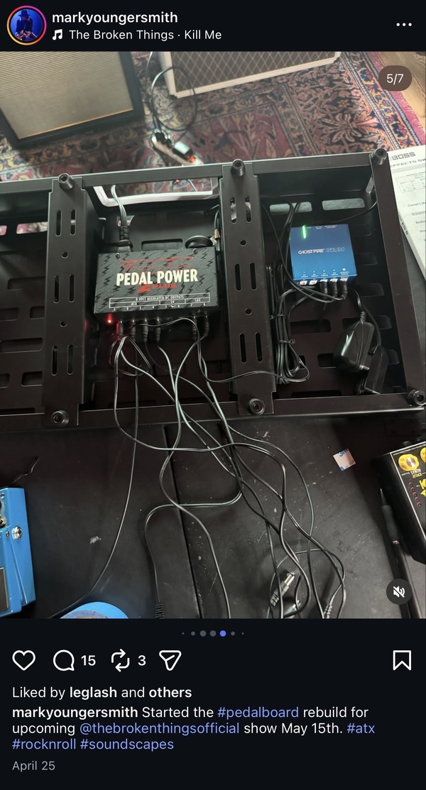 Mark Younger-Smith's' Voodoo Lab Pedal Power 2 PLUS