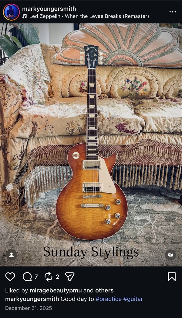 Mark Younger-Smith's' Gibson Les Paul Standard