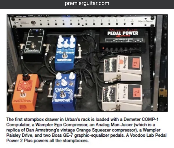 Keith Urban's' Boss GE-7 Graphic Equalizer