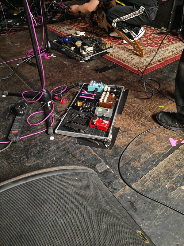 Kunimitsu Takahashi's' Suhr Electro Harmonix Bender Royale Fuzz Black