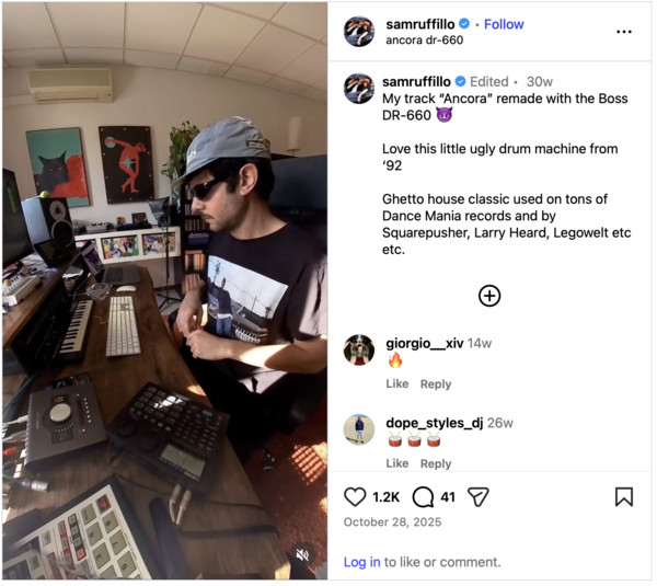 Sam Ruffillo's' Boss Dr. Rhythm DR-660