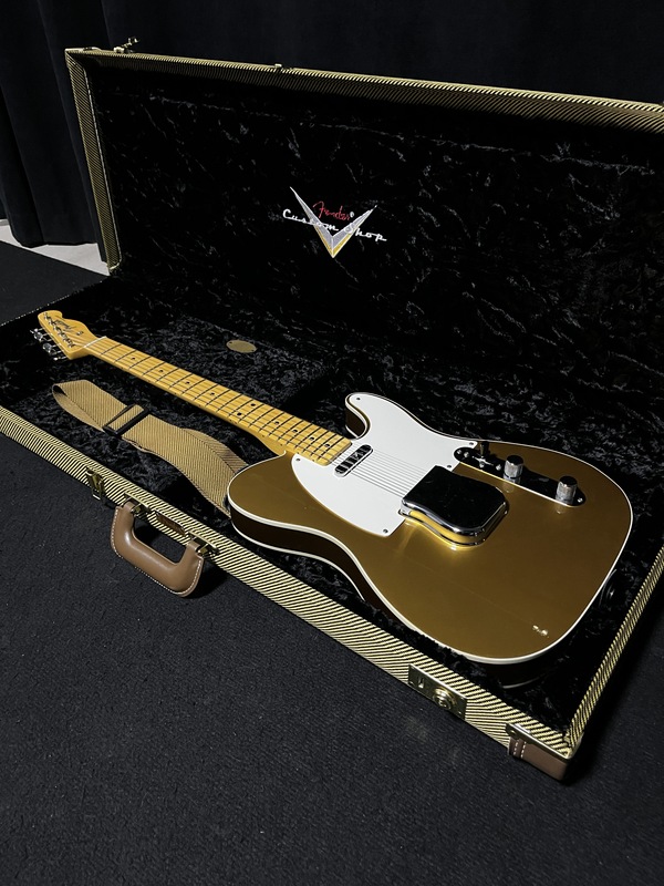 Kürşat Türkel's' Fender Custom Shop '58 Telecaster Journeyman Relic Electric Guitar Aged HLE Gold