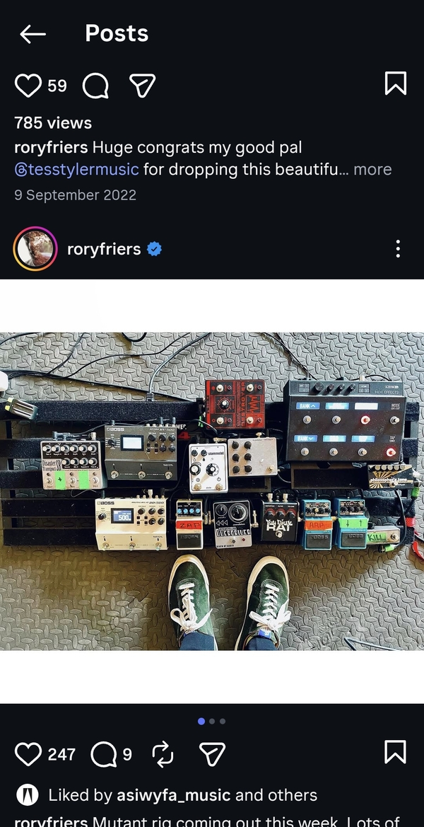 Rory Friers's' Boss DD-500 Digital Delay