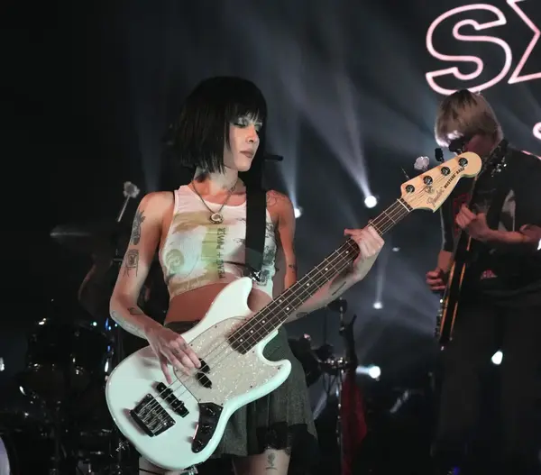 Halsey's' Fender American Performer Mustang Bass