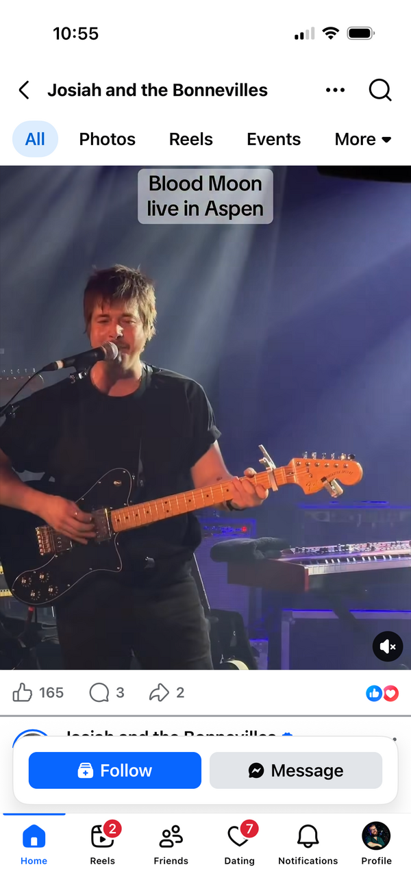 Josiah and the Bonnevilles's' Fender Telecaster Deluxe