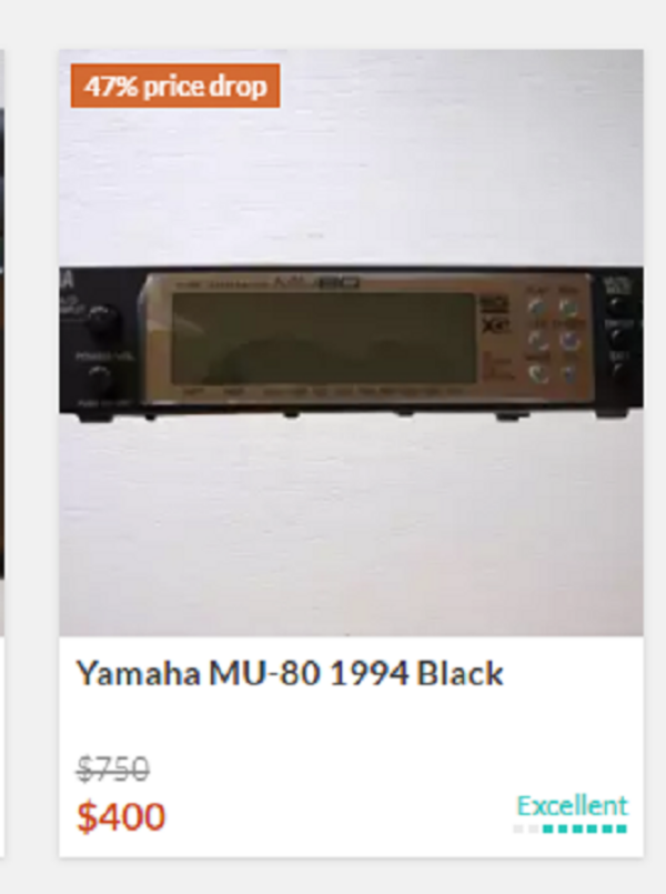 Bobby Prince's' Yamaha MU80 Tone Generator