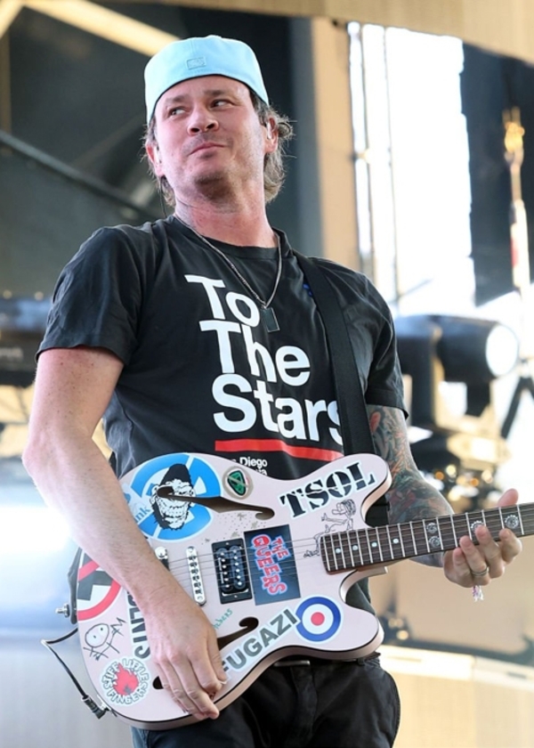 Thomas DeLonge's' Schaller Security Locks for Guitar Straps