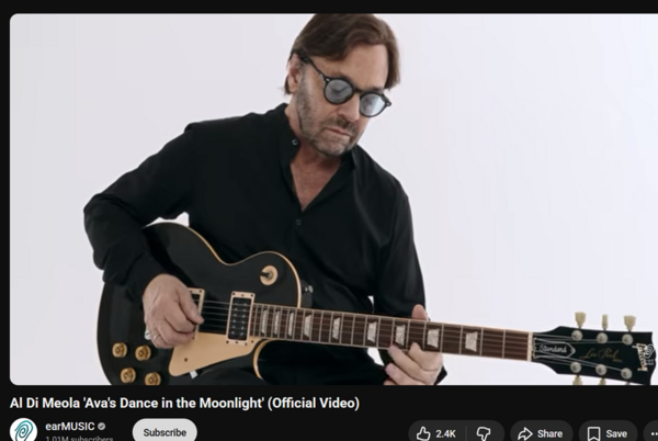 Al Di Meola's' Gibson Les Paul Standard