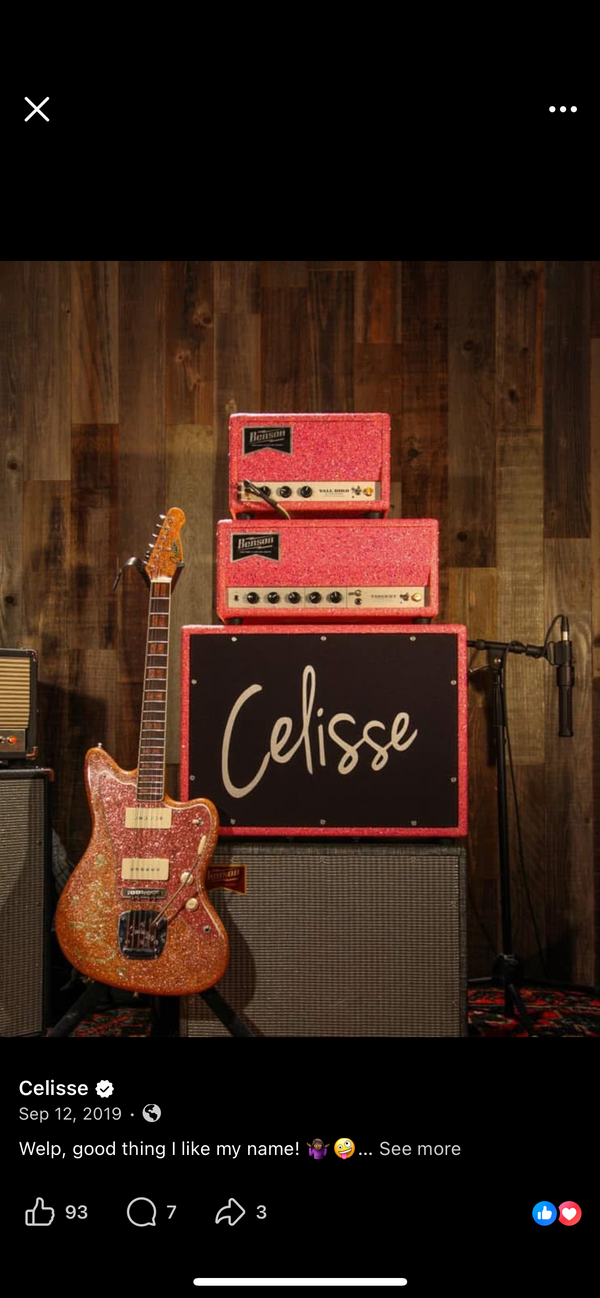 Celisse Henderson's' Custom Creston Guitar