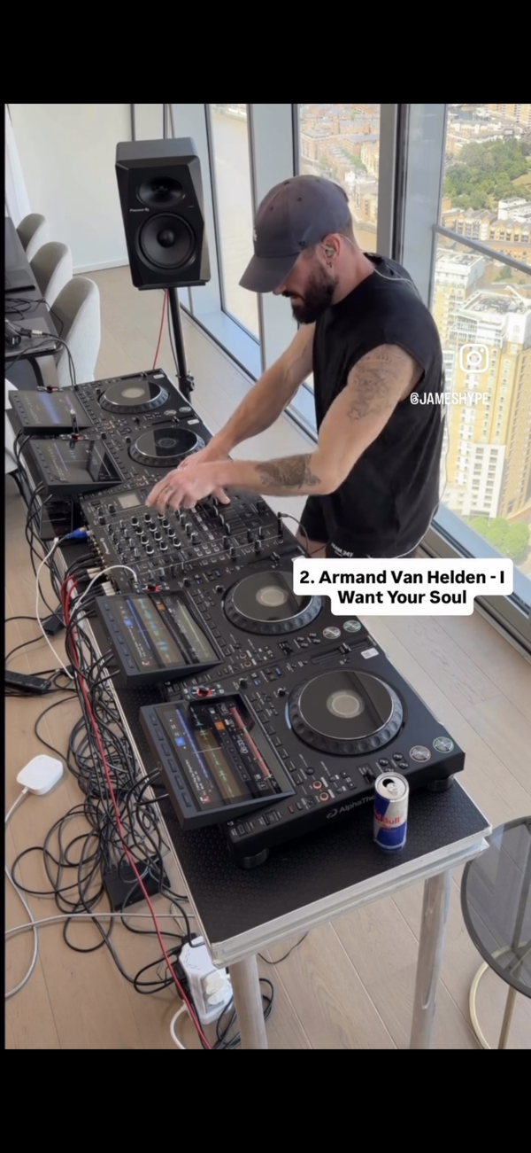 James Hype's' AlphaTheta CDJ-3000X Professional DJ Media Player