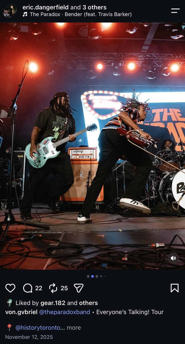 Eric Dangerfield's' Orange PPC412 Guitar Speaker Cabinet