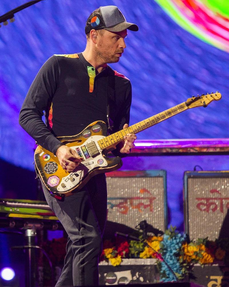 Jonny Buckland s Guitars Amps Pedals Other Gear Equipboard