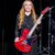 See how Lindsay Lohan uses Fender Telecaster-Sonic