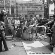 Buschi Niebergall, member of The Peter Brötzmann Octet